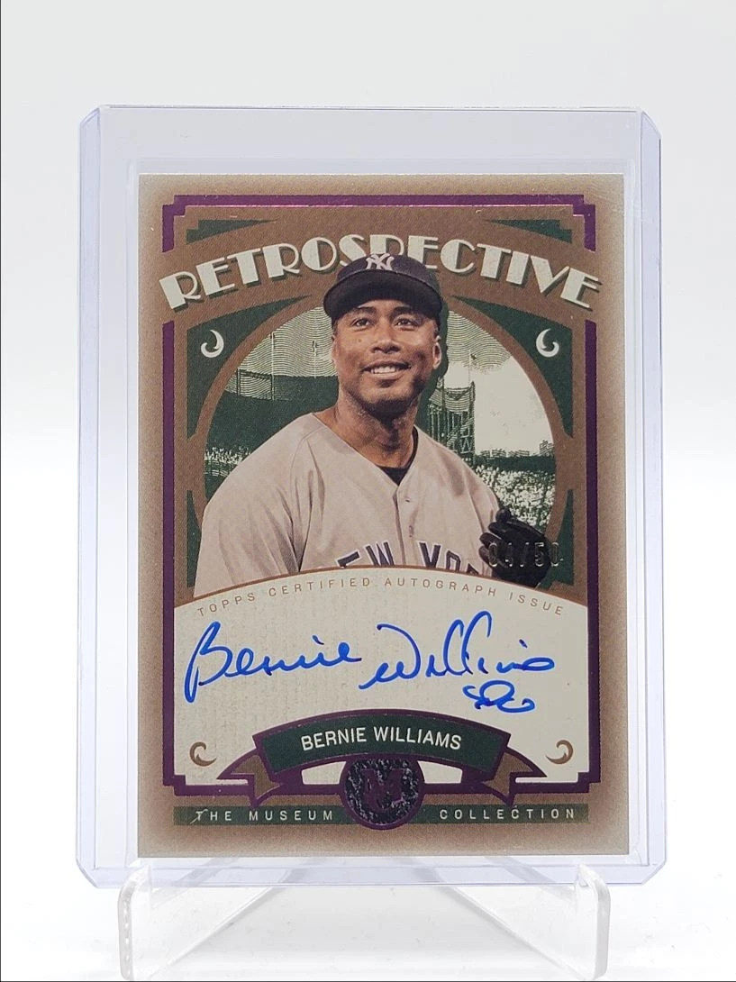 Autograph Bernie Williams Baseball Cards for sale | eBay