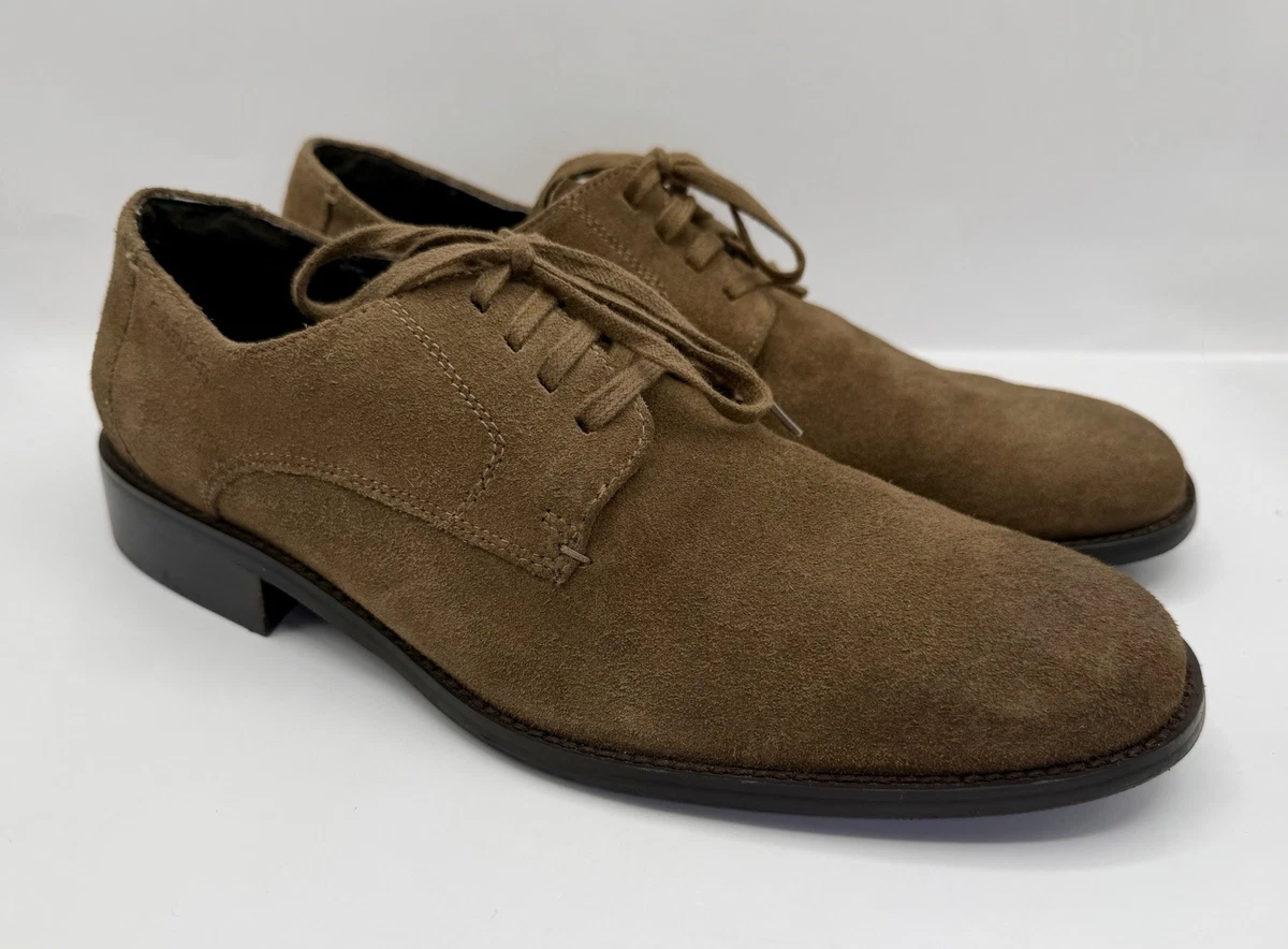 Calvin Klein ? Suede Hancock Charcoal Gray Cap Toe Oxford’s Sz 12 Amazon.com | Calvin Klein Men main image 2