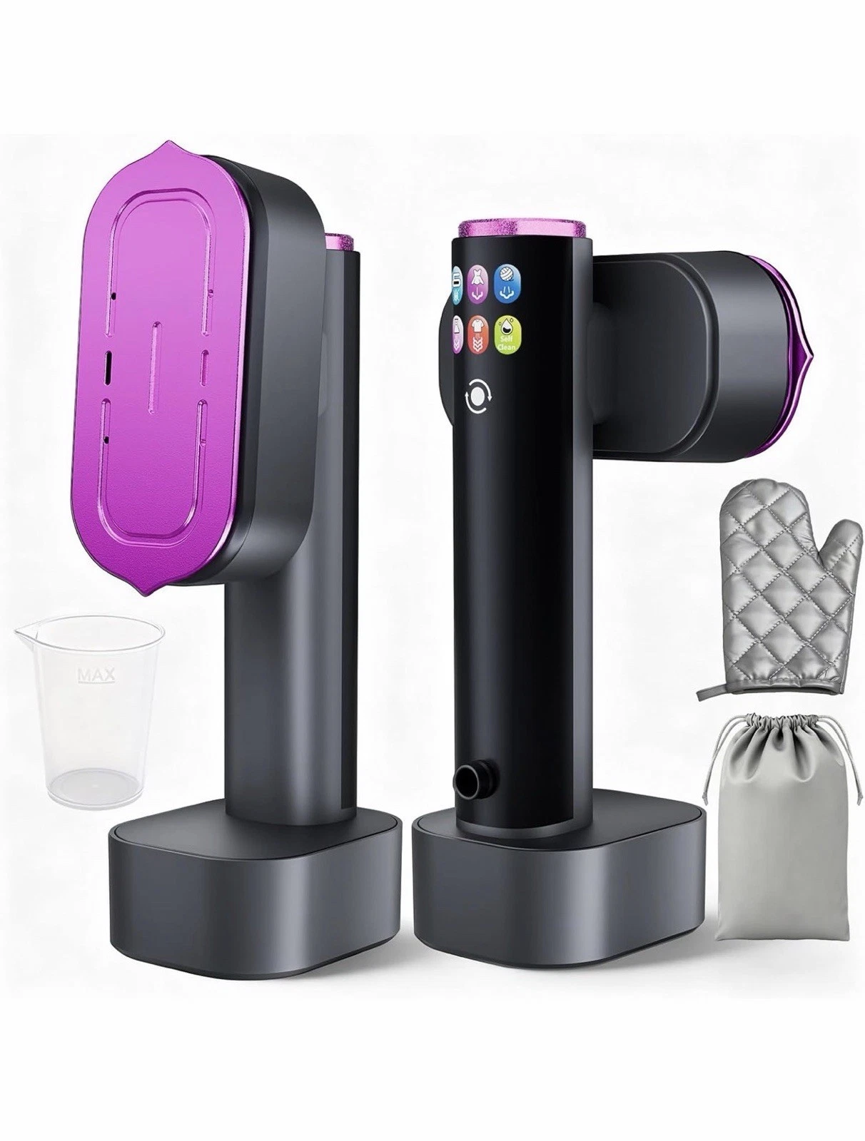 Travel Steamer for Clothes, 2 in 1 Clothes Steamer Handheld 1200W-120V