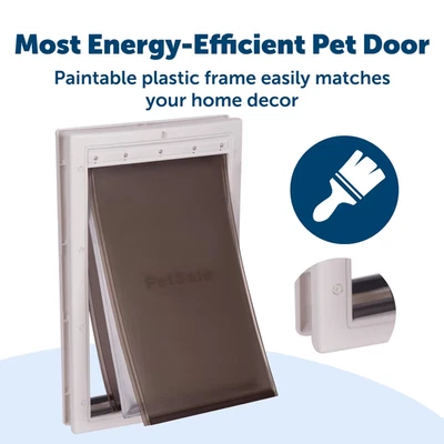 PetSafe Extreme Weather Pet Door Large, Easy Install, Insulating, Weather Proof,