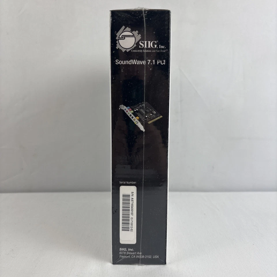 SIIG Sound Card 06-0690A SoundWave Digital Surround 5.1 PCI NEW In Box SEALED - Image 3 of 4