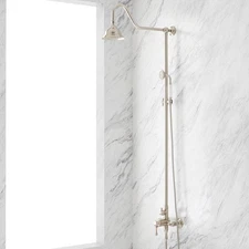 Signature Hardware 424429 Alliston Pressure Balanced Exposed Pipe Shower System
