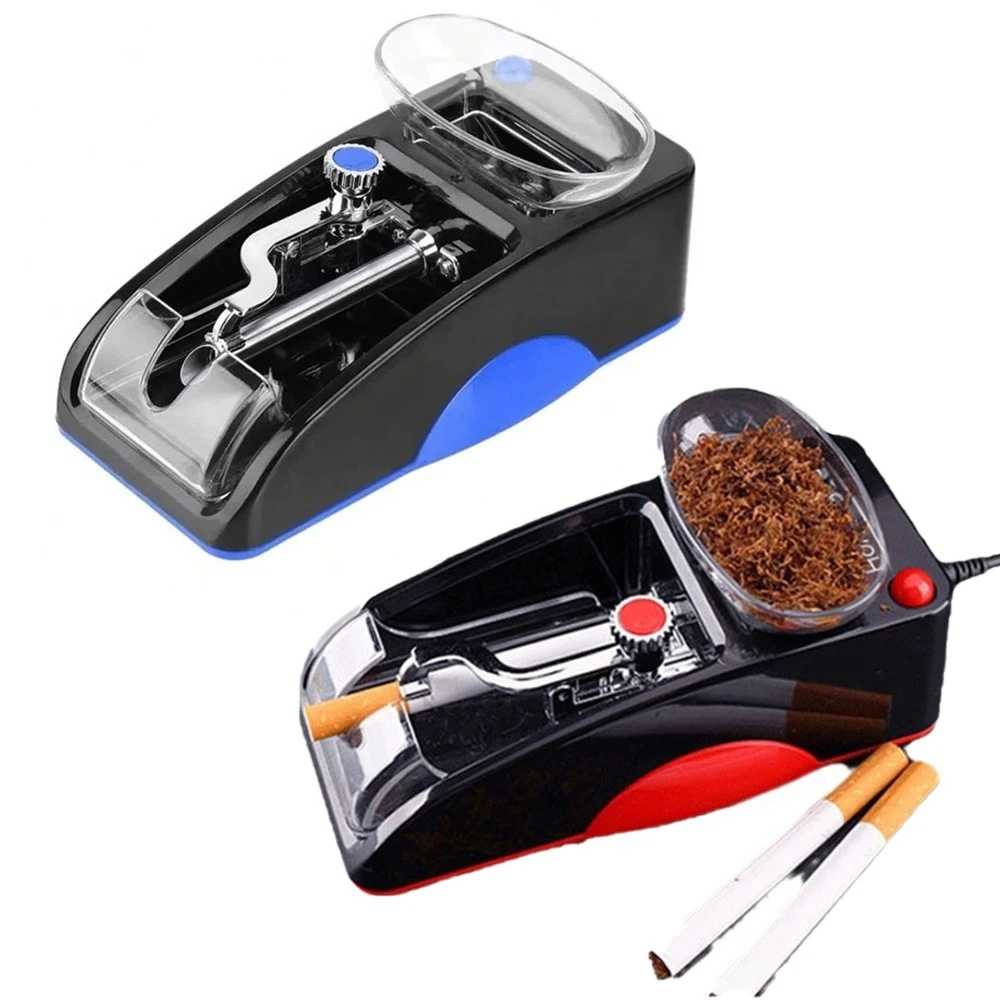 cigarette making machine uk Mahogany Wood Rolling Machine: Hand-cut Stash Box Hand-Crank Metal Cigarette Rolling Machine