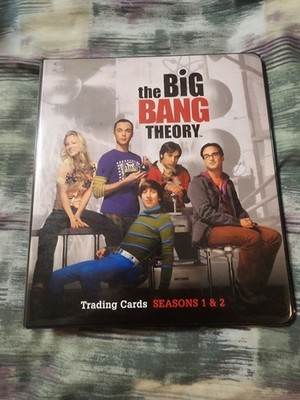 HTF The Big Bang Theory Seasons 1 & 2 Official Binder with Complete Base Set, P1