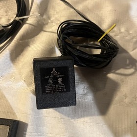 Atari 2600 4 Switch Woodgrain Console Joystick Driver Paddle Wires & 21 Games