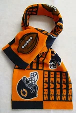 New CHICAGO BEARS NFL Football Team Logo Scarf Fabric Fleece 60" Long 12" Wide