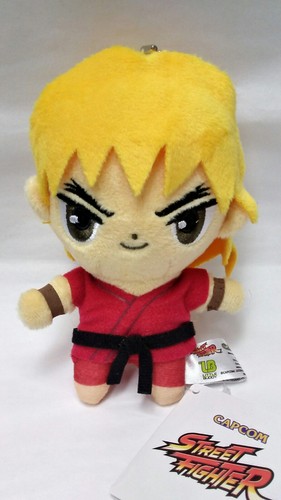 SUPER STREET FIGHTER Ken PLÜSCH (NEU MIT ETIKETT) 6 Zoll