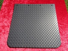 Black Diamond Plate 38 One Mud Flap 24 X 24