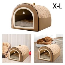 Niche Portable pour chien, nid chaud et doux pour chats d'intérieur, chiens