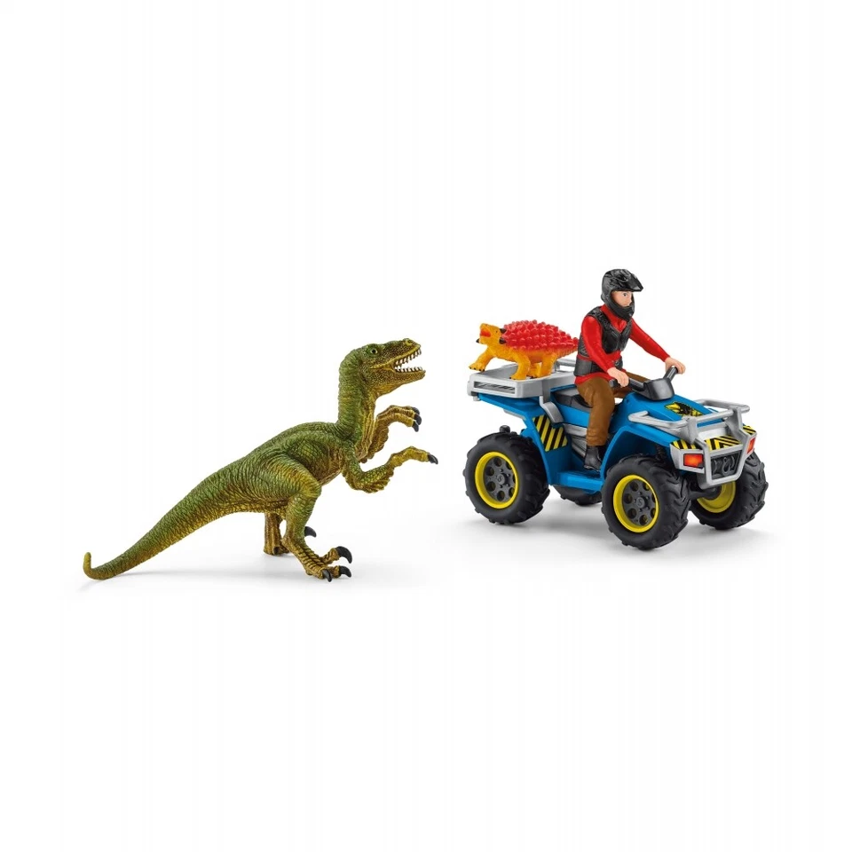 Schleich 41466 - Flucht auf Quad vor Velociraptor - Bild 1 von 1