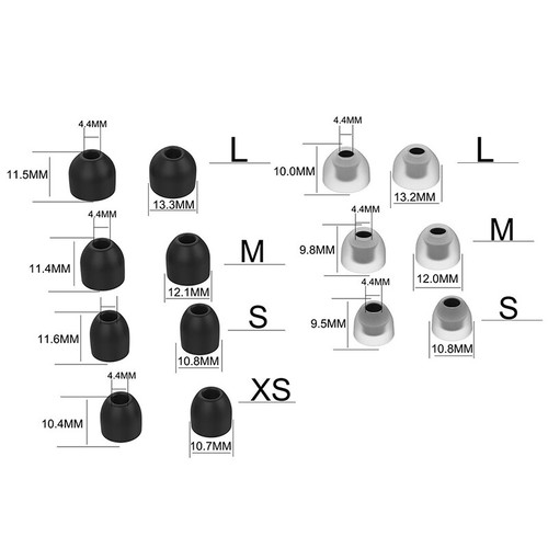 Soft Silicone Ear Caps Tips Replacement for Sony WF-1000XM3 Earphones Ear -qn - Picture 7 of 13