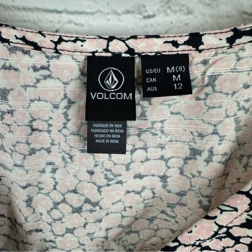 Nuevo Vestido VOLCOM Poppin Stone Melón Mini Talla Mediana - Imagen 6 de 7