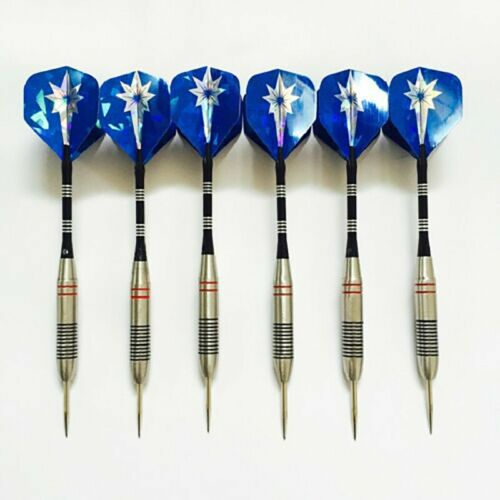3PCS/Set 24g Professional Stainless Steel Tip Darts Aluminum Barrel 163mm Blue - Picture 3 of 12