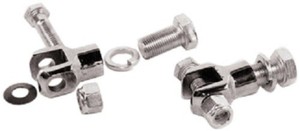 Chrome-Passenger-Foot-Peg-Bracket-Female-Clevis-for-Male-Mount-Harley-Softail