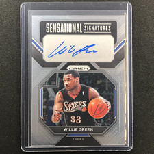 2022-23 Prizm WILLIE GREEN Sensational Signatures Auto Base #WG