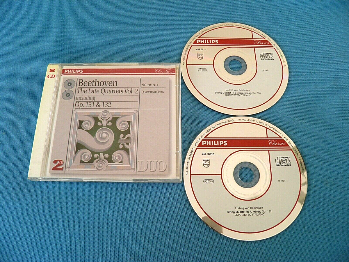 Beethoven - Late Quartets Vol. 2 - Quartetto Italiano - Philips