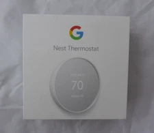 OPEN BOX/UNUSED Google Nest G4CVZ White Snow GA03000-US WiFi Smart Thermostat