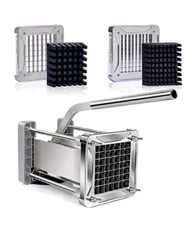 Sopito French Fry Cutter  Professional Potato Cutter Stainless Steel X2  plates