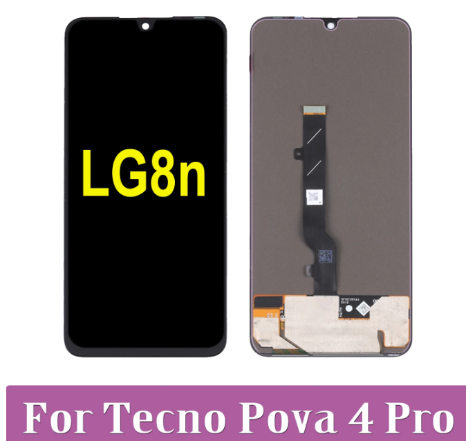 6.66'' For Tecno Pova 4 Pro 4Pro LG8n LCD Display Touch Screen