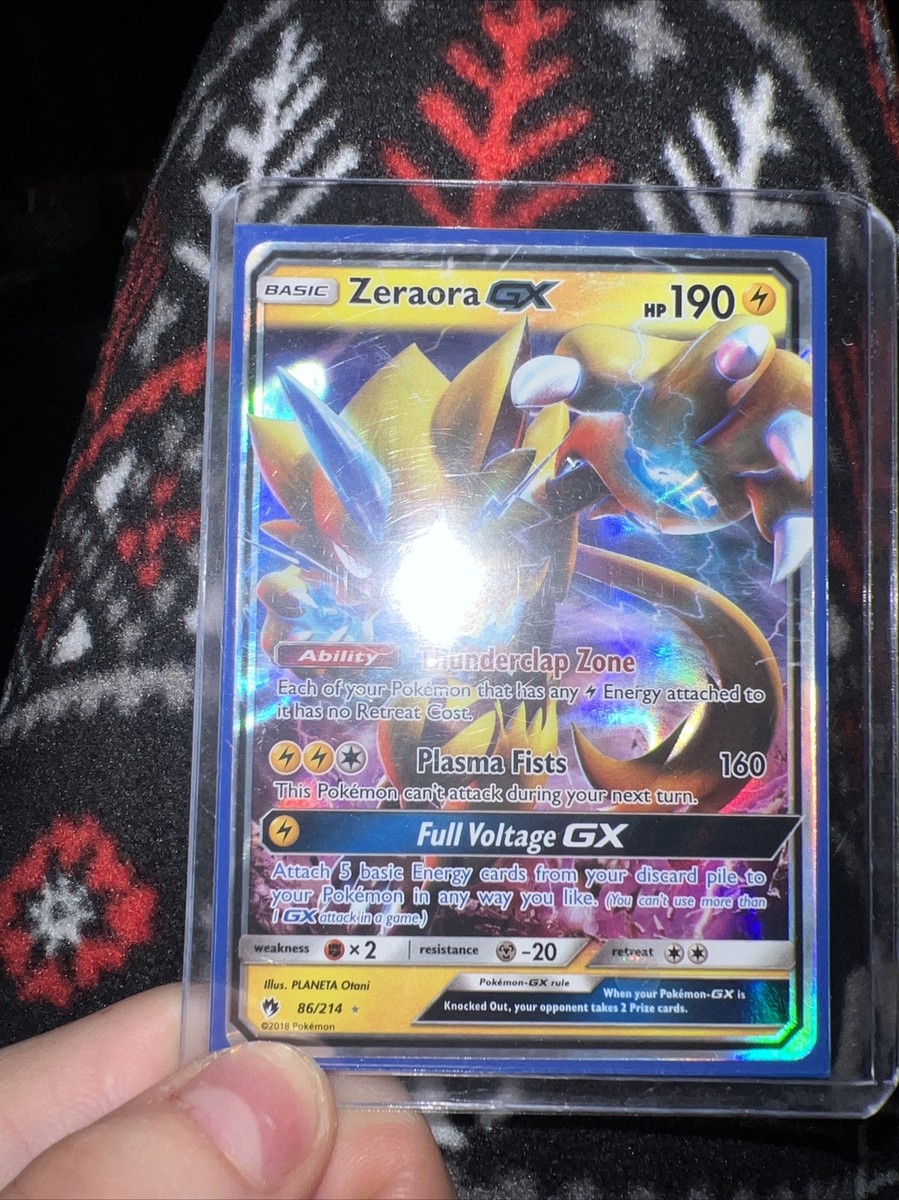 Pokémon TCG Zeraora GX Sun & Moon - Lost Thunder 86/214 Holo Ultra