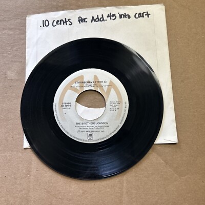 The Brothers Johnson Strawberry Letter 23/Dancing And Prancin Dancin A&m 45
