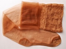 echte Nylons Nylonstrümpfe Gr. M Braun / Havanna 15 den OVP