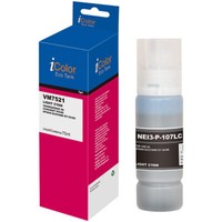 Icolor NachfüLltinte FüR Epson, Hell-Cyan, Ersetzt 107LC