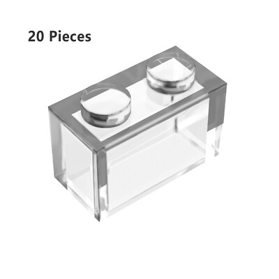 3065 Brick 1 x 2 without Bottom Tube Transparent Clear Bricks, Pieces & Parts