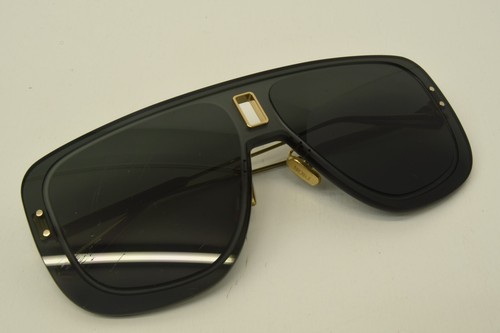 Authentic Dior Sunglasses 140 UltraDior Large Shield Plastic Frames Gold GP B0A0 - Picture 3 of 13