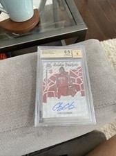 2019 Panini Mosaic Chris Clemons Rookie Silver Scripts AUTO BGS 9.5/9 GEM MINT