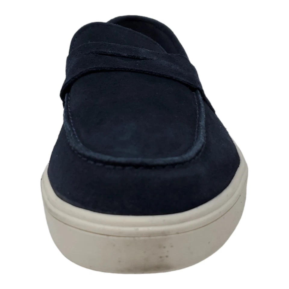 Mocasín de gamuza Franco Fortini Conner para hombre sin cordones sin usar, en caja, azul marino, 11,5 mediano EE. UU. Foto 4 de 4