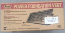 NEW - MASTER FLOW PFV1 USA POWER FOUNDATION VENT BLACK 57 SQ IN