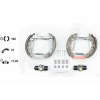 Textar Bremsbackensatz Bremsbacken Hinten FüR VW Golf I 17 Audi 80 81 85 B2