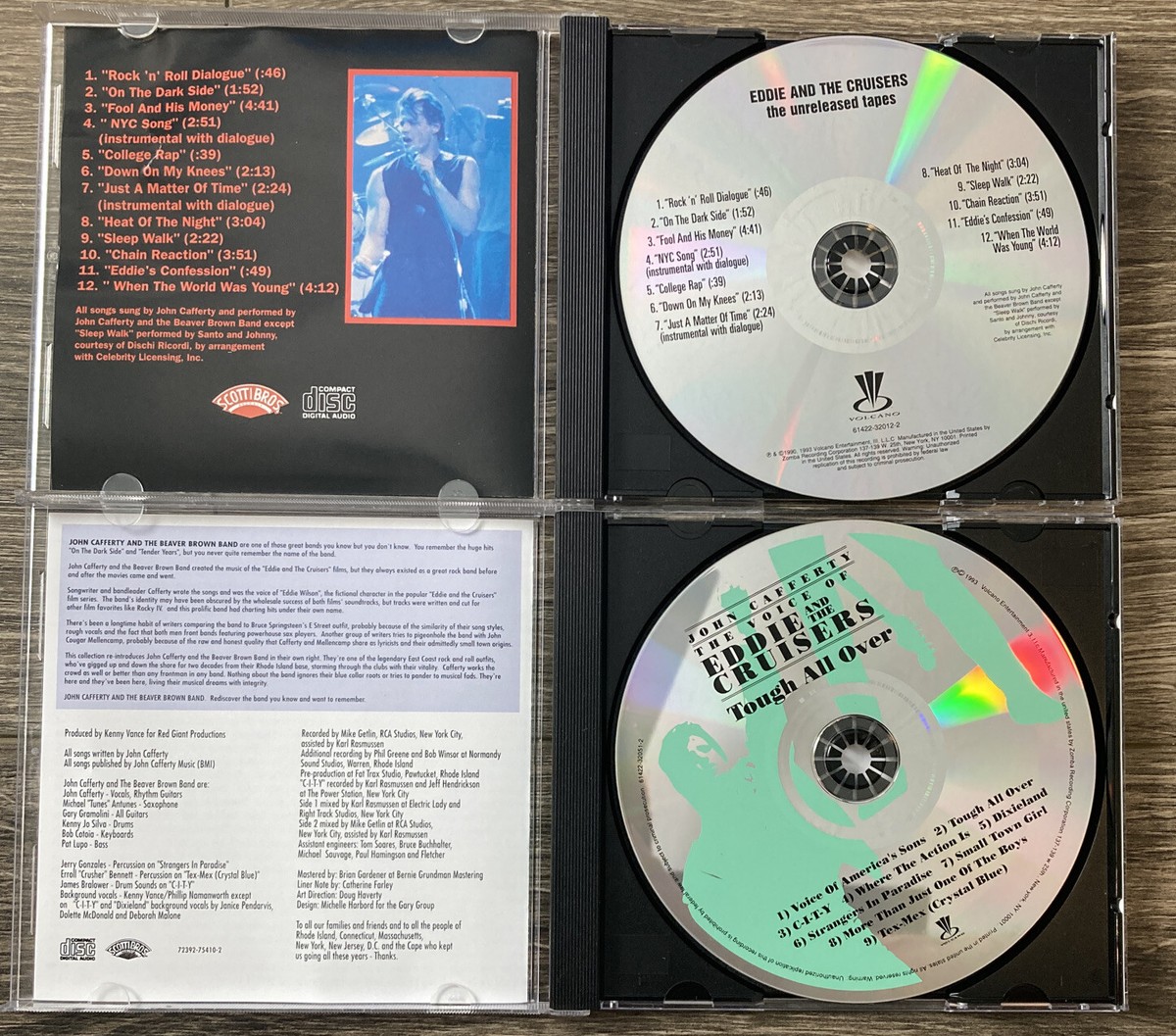 Eddie and The Cruisers Soundtrack 3 CD Lot The Unreleased Tapes