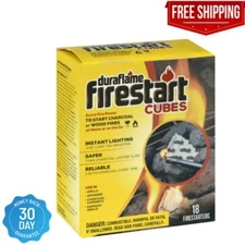 Duraflame Firestart Cubes 18-Pack, Fire Starters For Wood Or Charcoal NEW