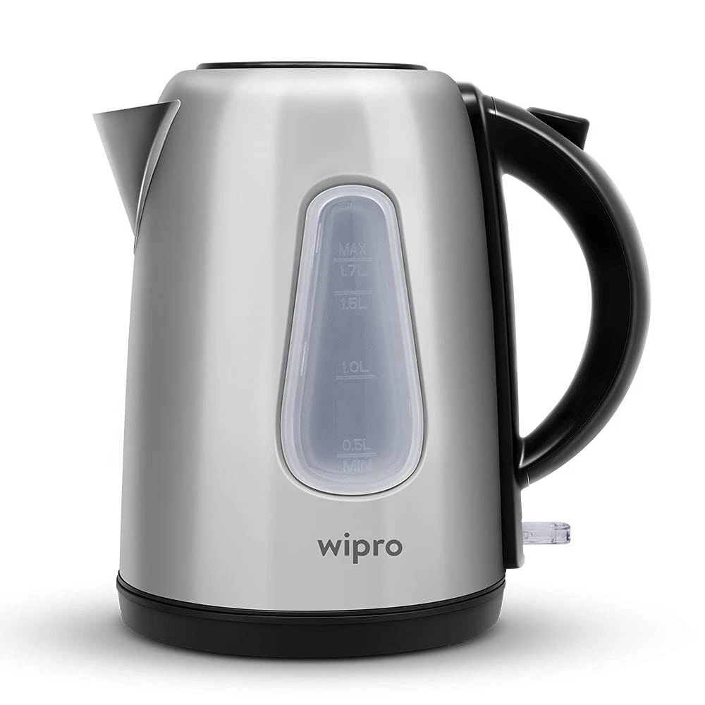 Wipro Elato Electric Kettle,VA011170, 1.7 L, 2000W, Color - Black,