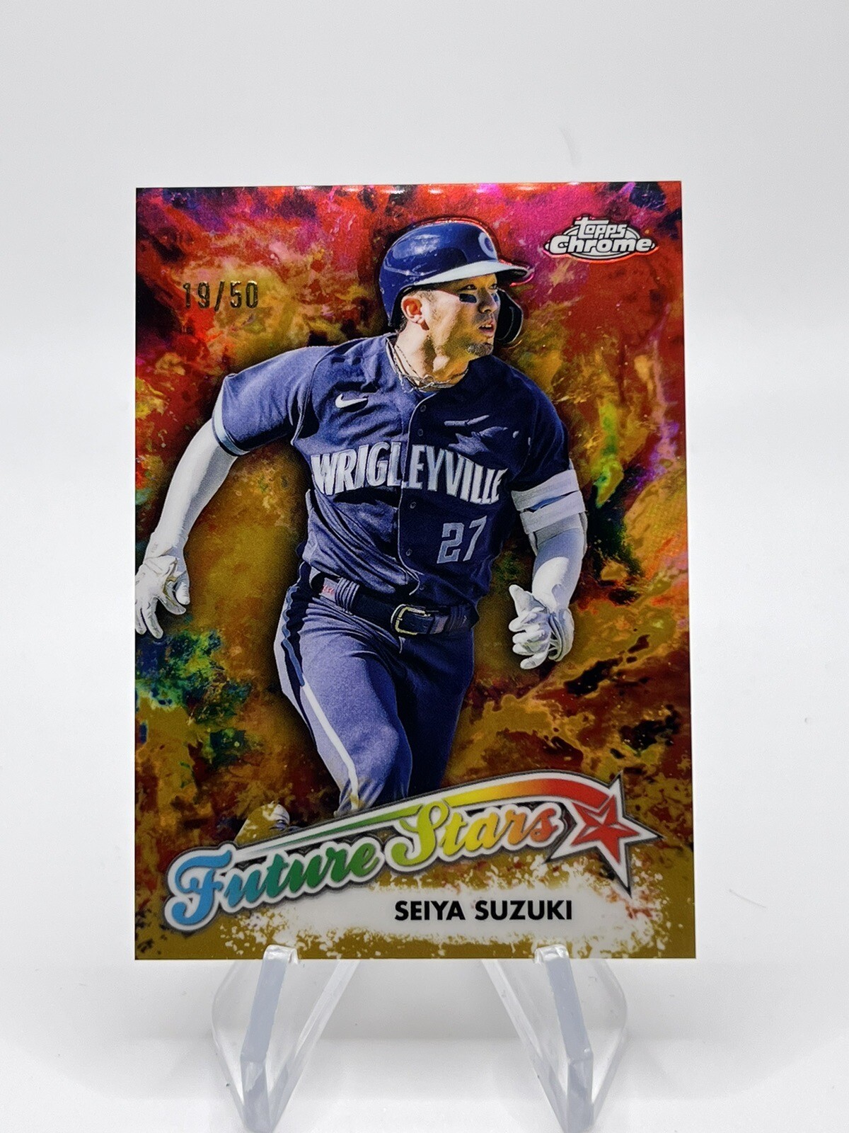 2023 Topps Chrome Seiya Suzuki Future Stars GOLD /50 Chicago Cubs