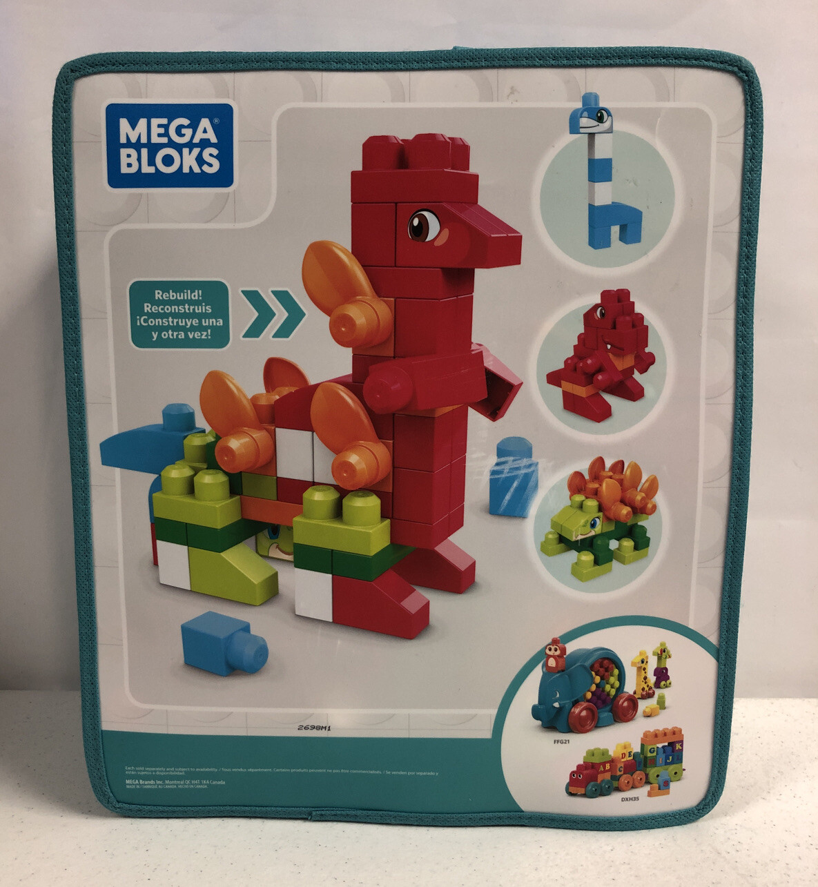 mega bloks let's build dinos