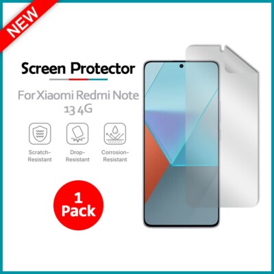 B2G1 FREE LCD Ultra Clear HD Screen Protector for Phone Xiaomi Redmi Note 13 4G