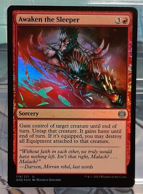 Magic - Awaken the Sleeper - Uc/Foil/Hexerei - Phyrexia: Alles wird Eins - EN/NM