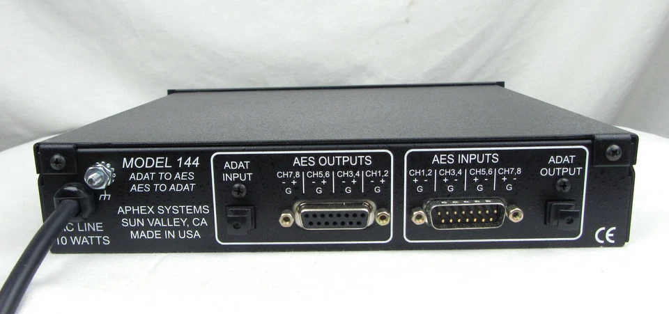 Aphex 144 8 Ch A/D D/A AES ADAT Digital Converter - New Old Stock, Free Shipping - Image 4 of 4