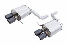 MEGAN AXLE BACK EXHAUST BLACK CHROME TIPS FOR 11+ BMW 5 SERIES F10 M SPORT ONLY