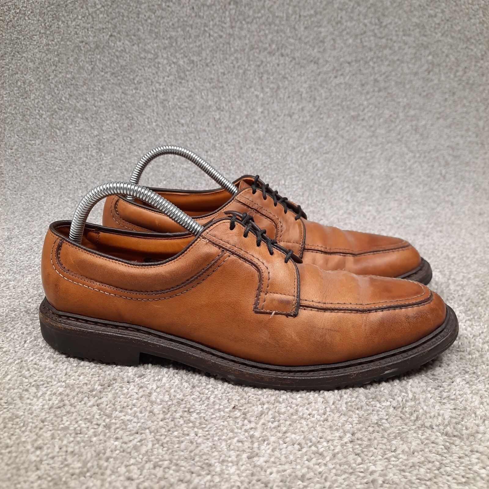 SAOLA Scarpe eleganti Allen Edmonds Wilbert da uomo taglia 9 5 A in pelle marrone casual made USA