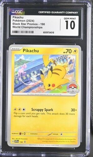 2024 POKEMON SVP EN-SV BLACK STAR PROMO WORLD CHAMPIONSHIPS #190