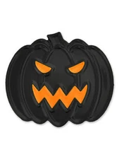 PinMart's Evil Jack-O-Lantern Halloween Pumpkin Enamel Lapel Pin