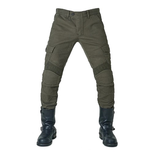 Jeans moto uomo pantaloni moto denim realizzati con armature Kevlar e CE - Foto 12 di 13