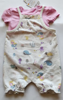 Newborn Strampler Und Body Im Set 2-Teilig GR.56 Neu Mit Etikett