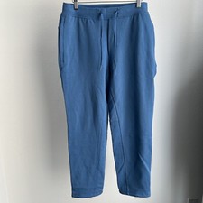 Lululemon Relaxed Fit French Terry Jogger NWT Size Medium SFDM Blue Adj Cropped