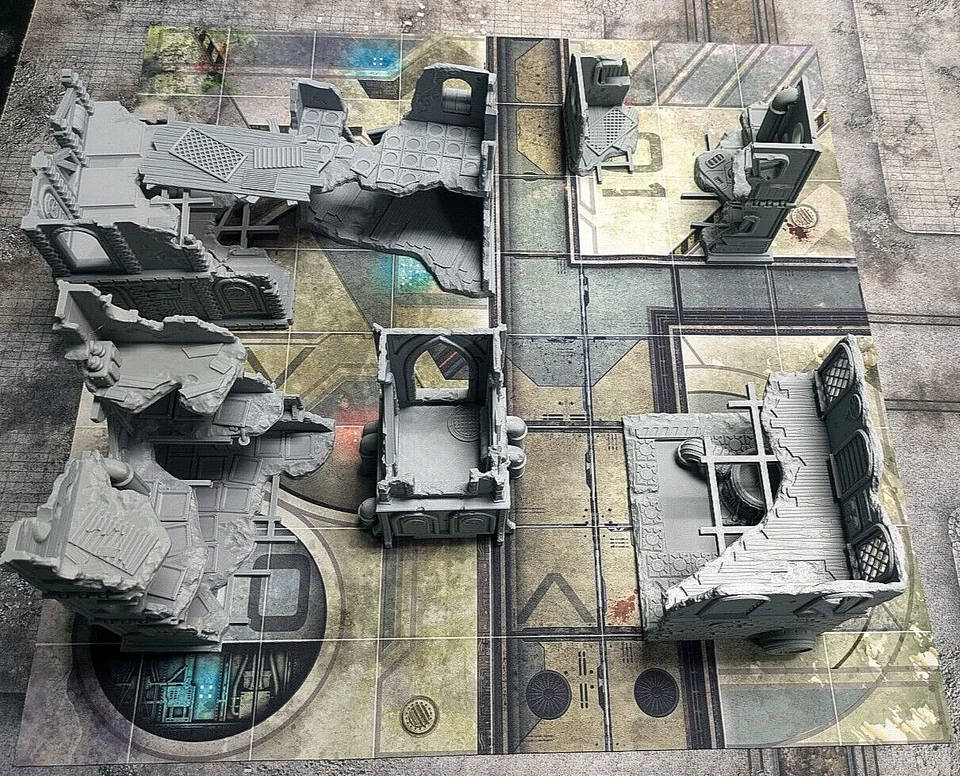 PAQUETE de terreno compatible con Deadzone/Halo Firefight - ¡¡Vale la pena más de una mesa!!! Foto 3 de 4