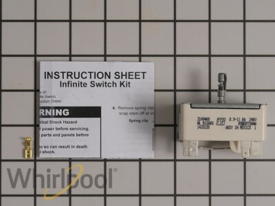 #ad New Genuine OEM Whirlpool Oven Range Surface Element Control Switch WP3149400 $35.75